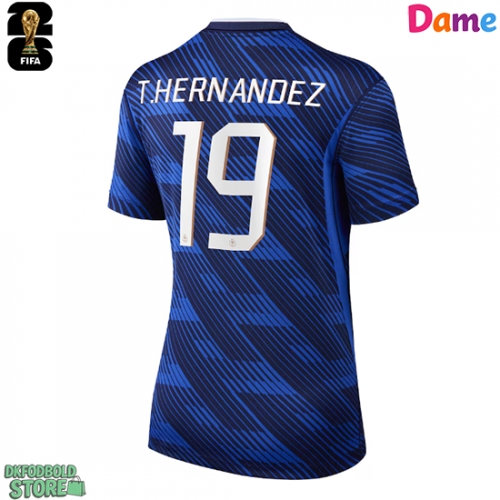 Frankrig Theo Hernandez #19 Replika Hjemmebanetrøje Dame VM 2026 Kortærmet